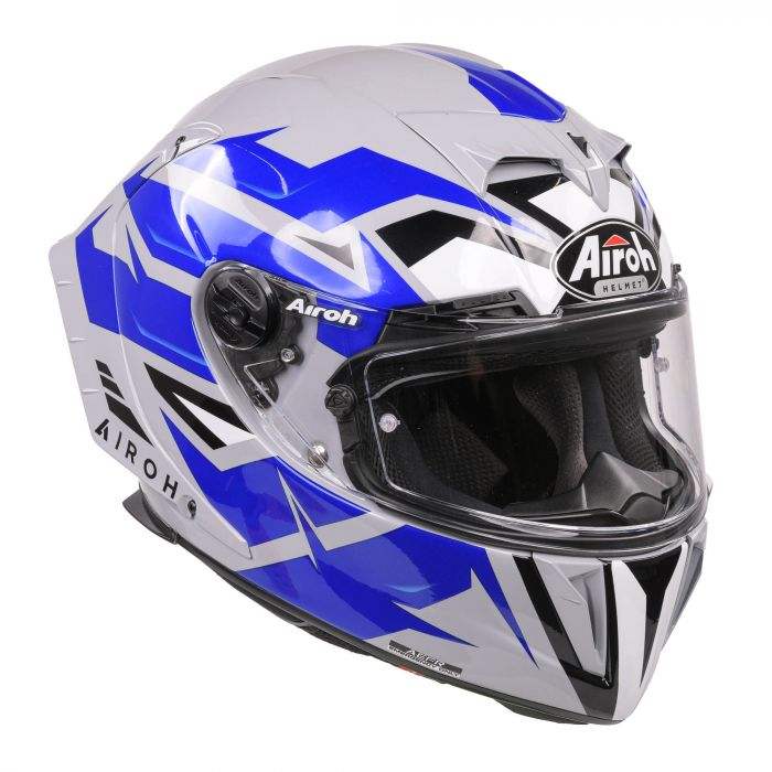 Airoh GP550S Full Face Helmet - WANDER BLUE GLOSS (Extra Large)