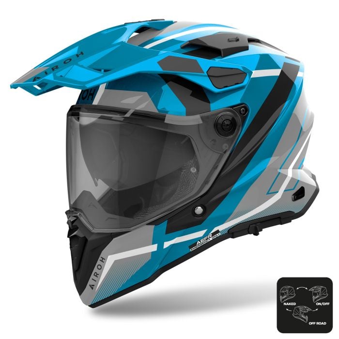 Airoh Commander 2 Helmet - Mavick Cerulean Blue