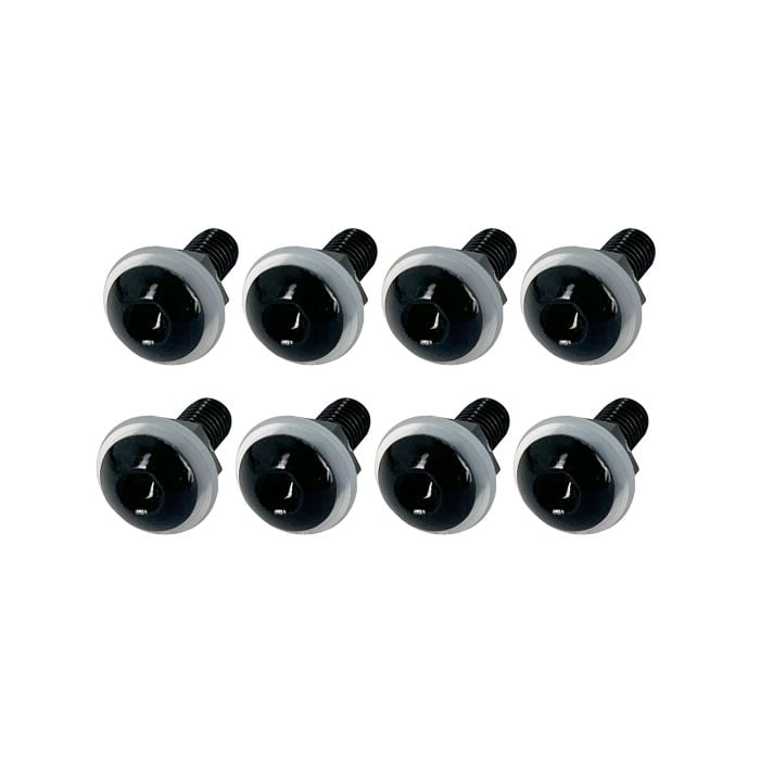 Bike It Black Screen Bolts – 8 Piece Pack