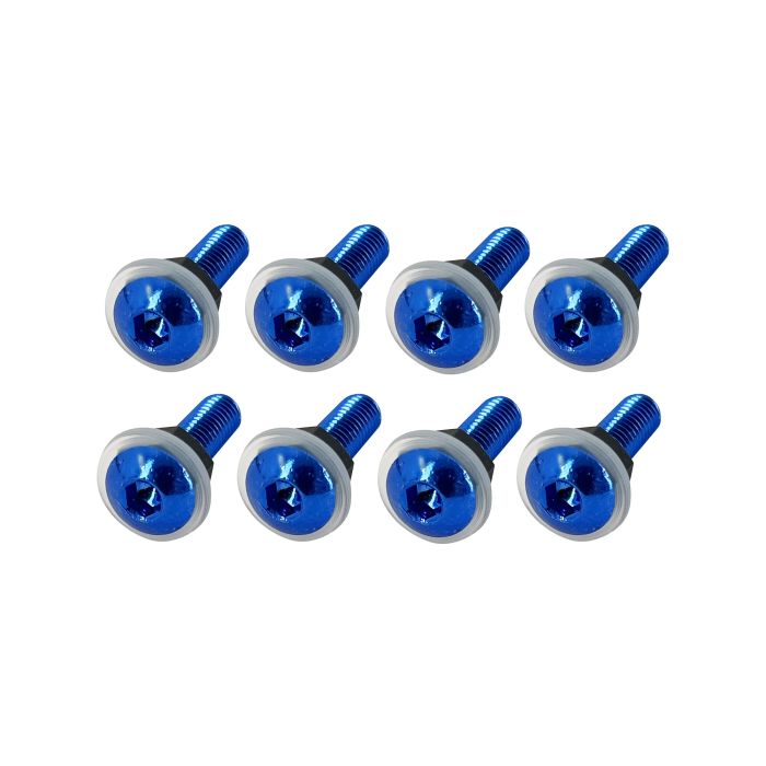 Bike It Blue Screen Bolts – 8 Piece Pack