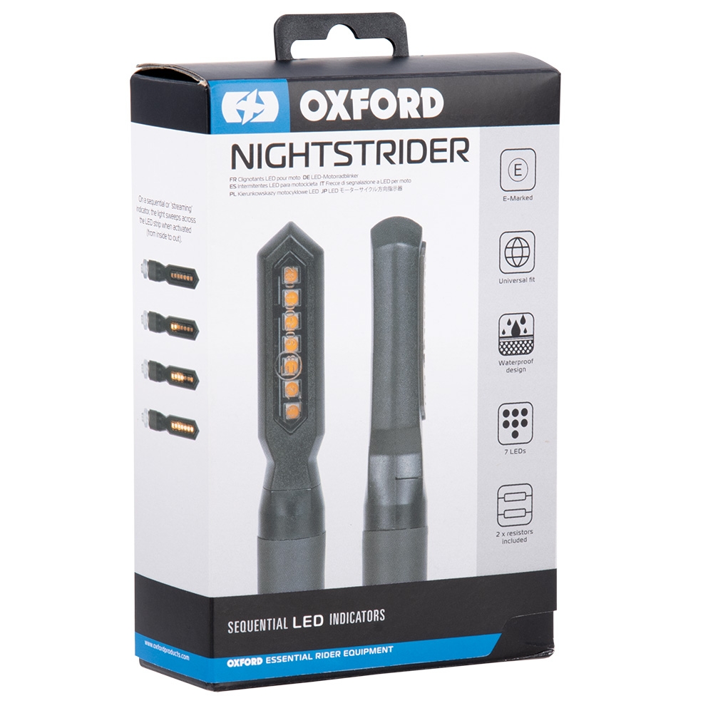 Oxford NightStrider - Sequential Indicators (incl. 2 resistors)