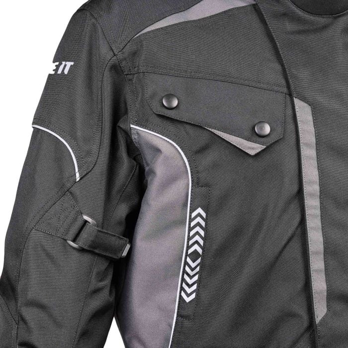 Bike It 'Burhou' All-Season Motorcycle Adventure Jacket - XL - Image 3