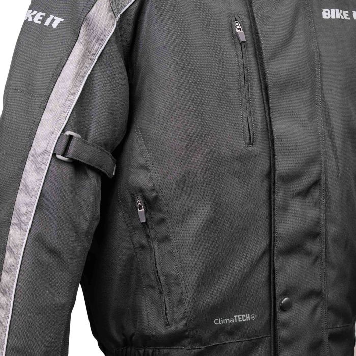 Bike It 'Herm' Motorcycle Waterproof Bomber Jacket - Image 5