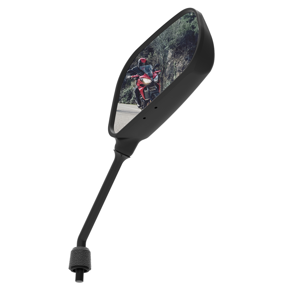 A replacement mirror suitable for most naked bikes.