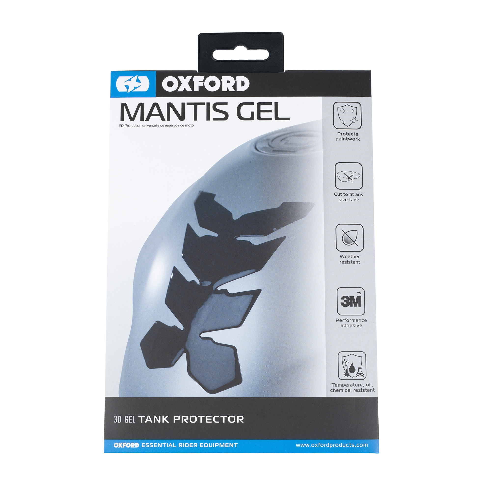 Oxford Gel Spine 3D Tank Protectors - Image 2