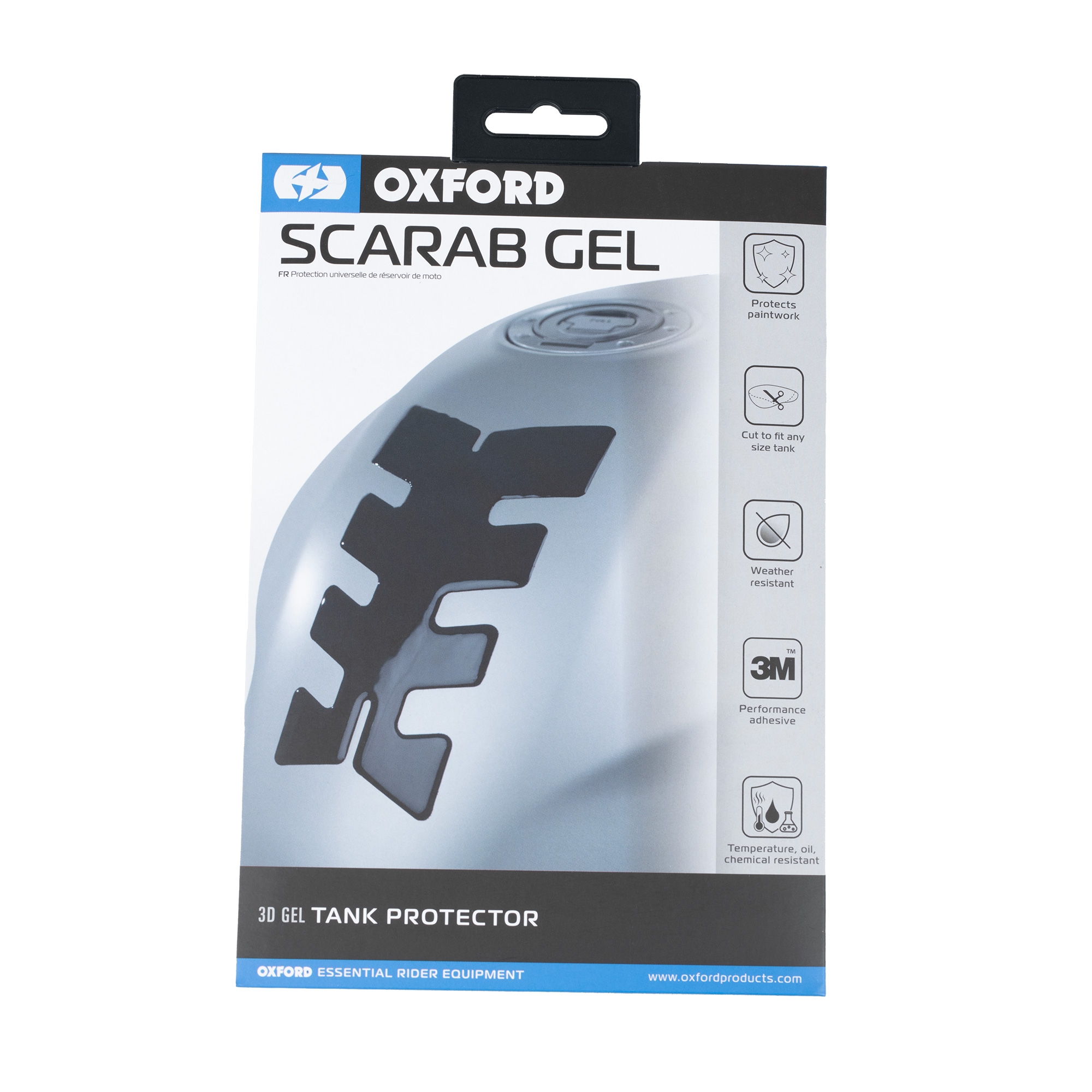 Oxford Gel Spine 3D Tank Protectors - Image 4