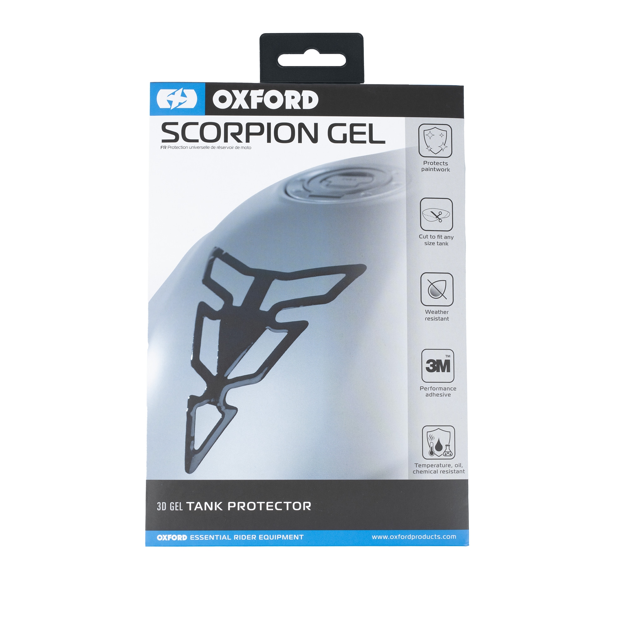 Oxford Gel Spine 3D Tank Protectors - Image 6