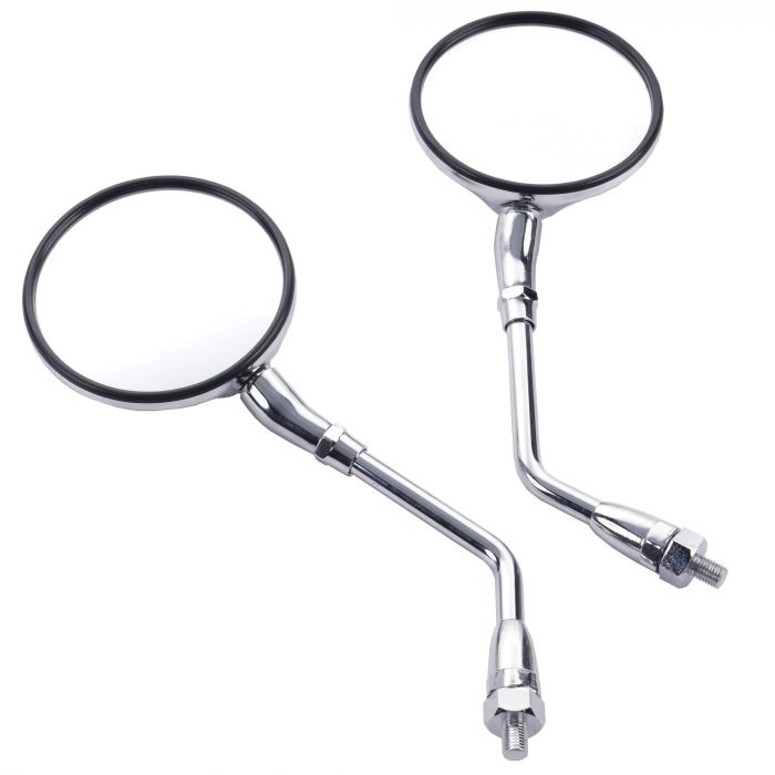 Universal Mirror Set Round 10mm (Standard Thread) Pair (MRU056)