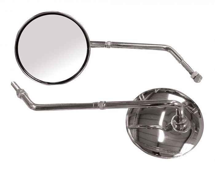 Bike It Universal Scooter/Moped Mirror With 8mm Thread Or Clamp 1pc - #U30653