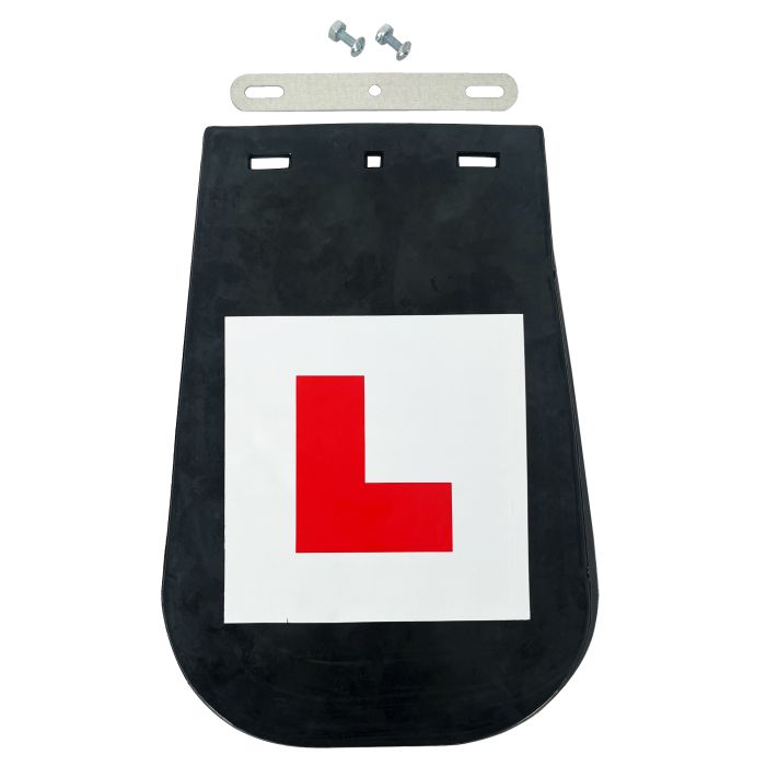 Bike It 245mm Mud flap With L-Plate And Fitting Kit