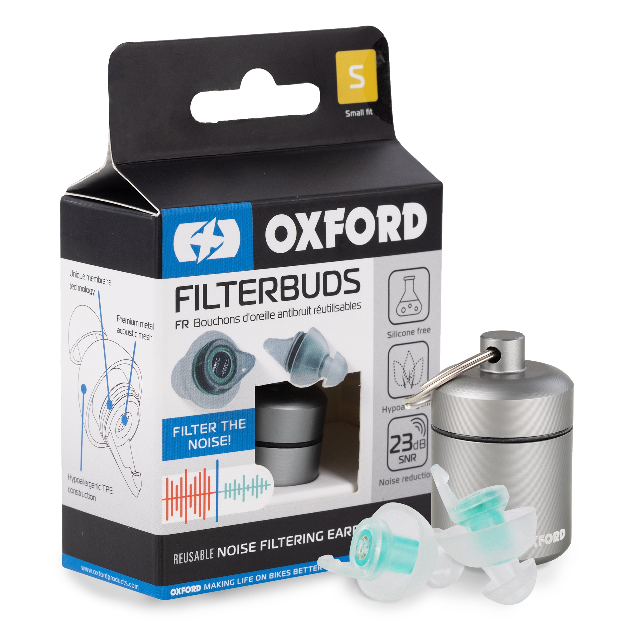Oxford Filterbuds - small fit 23 SNR