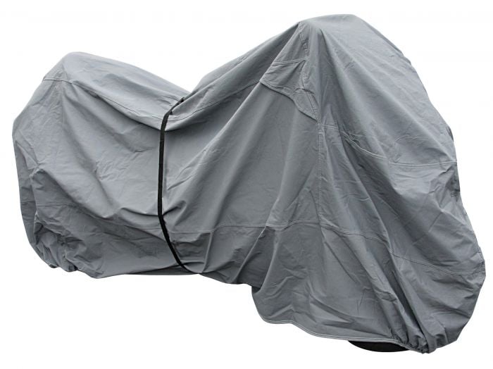 Bike It Premium Rain Cover - Grey - Medium Fits Up To 600cc