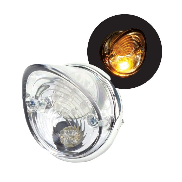 Bike It Flare 2 LED Rear Light with Integral Indicator – Clear Lens