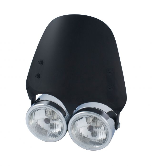 Airblade Dark Smoked Screen For Dominator Headlight With Fitting Kit