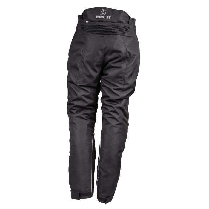 Bike It 'Triple Black' Ultimate Adventure Waterproof Motorcycle Pants/Trousers - Image 3