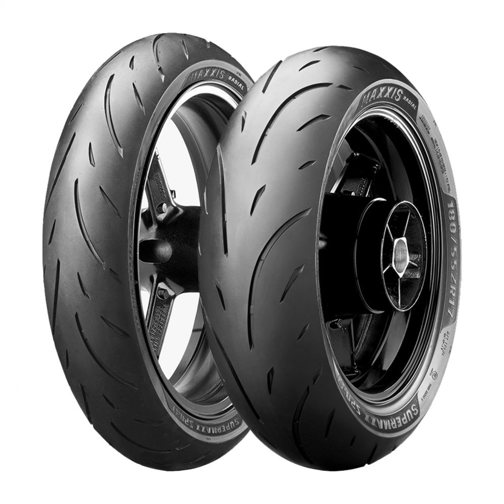 Maxxis Supermaxx Sport MA-SP Dual Compound - Matched tyre pair 120/70-ZR17 and 180/55-ZR17